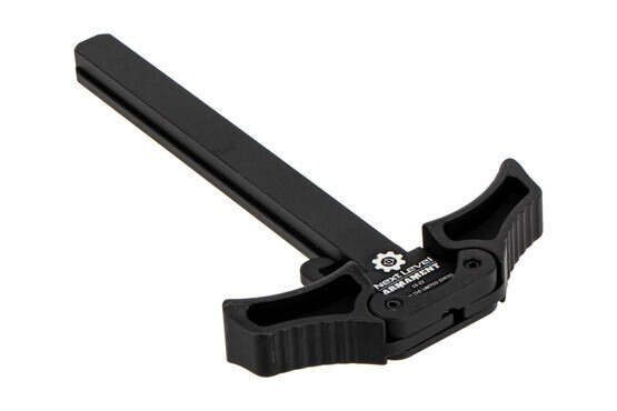 The Next Level Armament Smith and Wesson M&P15-22 ambi charging handle features large textured latches